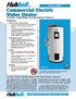 Commercial Electric Water Heater