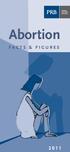 Abortion F A C T S & F I G U R E S