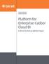 Platform for Enterprise-Caliber Cloud BI