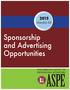 Media Kit. Sponsorship and Advertising Opportunities THE AMERICAN SOCIETY OF PROFESSIONAL ESTIMATORS ASPE