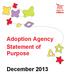 Adoption Agency Statement of Purpose