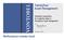 TwentyFour Asset Management. Performance creates trust. Vontobel s acquisition of a majority stake in. 25 March 2015