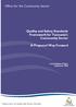 Office for the Community Sector. Quality and Safety Standards Framework for Tasmania s Community Sector. A Proposed Way Forward