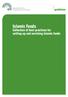 guidelines Islamic Funds Collection of best practices for setting-up and servicing Islamic funds