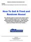 How To Sell A Tired and Rundown House!