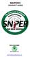 SNiPER PRODUCT GUIDE. www.ecocleanseenterprises.com