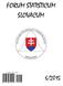 FORUM STATISTICUM SLOVACUM
