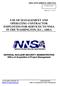 USE OF MANAGEMENT AND OPERATING CONTRACTOR EMPLOYEES FOR SERVICES TO NNSA IN THE WASHINGTON, D.C., AREA