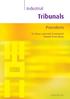 Industrial. Tribunals. Procedures. For those concerned in Industrial Tribunal Proceedings