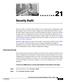 Security Audit CHAPTER21. Perform Security Audit