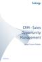 CRM Sales Opportunity Management