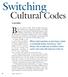 Switching. Cultural Codes