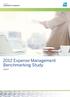 2012 Expense Management Benchmarking Study