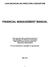 FINANCIAL MANAGEMENT MANUAL