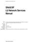 SNAX/XF LU Network Services Manual