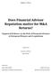 Does Financial Advisor Reputation matter for M&A Returns?