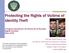 Protecting the Rights of Victims of Identity Theft