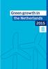 Green growth in the Netherlands 2015
