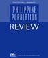 Volume 10 Number 1 November 2011 REVIEW PHILIPPINE POPULATION A SSOCIATION