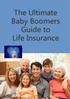 he Ultimate Baby Boomers Guide to Life Insurance