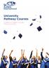 University Pathway Courses. Excellence in English Language Training since 1955