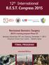 12 th International B.E.S.T. Congress 2015