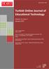 Turkish Online Journal of Educational Technology
