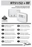 RT51/52 + RF. Electronic room thermostat with manual or automatic Day/Night set-back. Installatie handleiding Instructiesevoor Gebruik