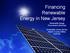 Financing Renewable Energy in New Jersey