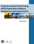 Property Assessed Clean Energy (PACE) Replication Guidance Package for Local Governments. March 30, 2012