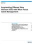 Augmenting VMware View Horizon (VDI) with Micro Focus Client Management