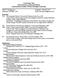Curriculum Vitae Brian Petersen, Assistant Professor Environmental Studies, Western Michigan University