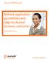 Avanade Whitepaper. Rethink application possibilities and align to desired business outcomes
