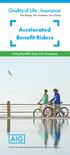 Accelerated Benefit Riders