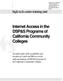Internet Access in the DSP&S Programs of California Community Colleges