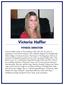 Victoria Haffer FITNESS DIRECTOR