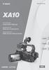 HD Camcorder, XA10 A systems
