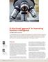 A structured approach to improving business intelligence