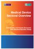 Medical Device Sectoral Overview. Galway City and County Economic and Industrial Baseline Study