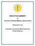 EXECUTIVE SUMMARY THE SOUTH AFRICAN MEDICAL ASSOCIATION S. Submission to the. Competition Commission Market Inquiry into Private Healthcare