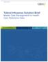 WHITE PAPER. Talend Infosense Solution Brief Master Data Management for Health Care Reference Data