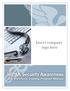 [Company Name] HIPAA Security Awareness and Workforce Training Program Manual