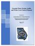 Georgia Water System Audits and Water Loss Control Manual