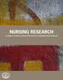 Nursing research. strategies to achieve excellence in the provision of knowledge-based nursing care