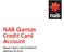NAB Qantas Credit Card Account. Reward Terms and Conditions effective 01.05.15