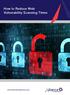 How to Reduce Web Vulnerability Scanning Times