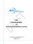 ARN Competency Model For Professional Rehabilitation Nursing