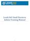 Leads360 Small Business Admin Training Manual