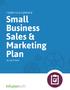 7 STEPS TO A COMPLETE. Small Business Sales & Marketing Plan by Jay Pinkert