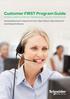 Customer FIRST Program Guide Industry Leading Software Maintenance, Support and Services